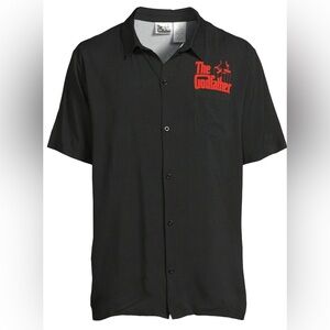 The Godfather Men's Rayon Shirt with Short Sleeves